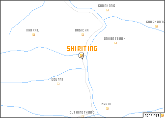 map of Shiriting