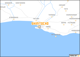 map of Shiritochō