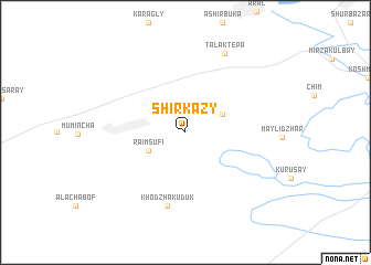 map of Shir-Kazy