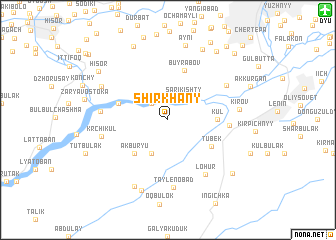 map of Shirkhany