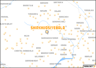 map of Shīrkhvosī-ye Bālā