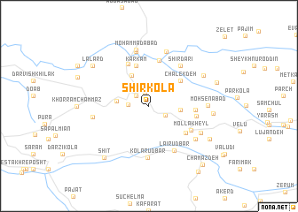 map of Shīrkolā