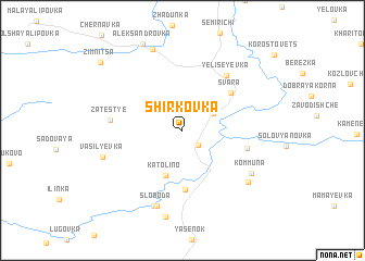 map of Shirkovka