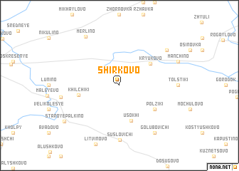map of Shirkovo