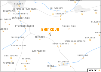map of Shirkovo
