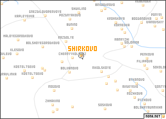 map of Shirkovo