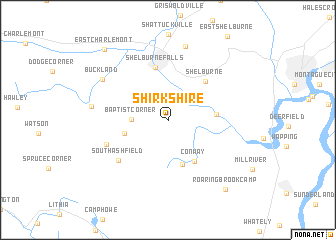 map of Shirkshire