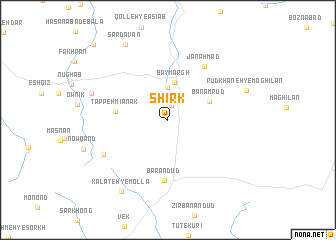 map of Shīrk