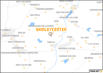 map of Shirley Center