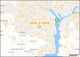 map of Shirley Duke