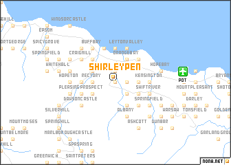 map of Shirley Pen