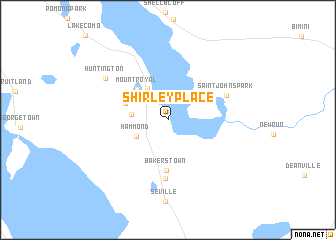 map of Shirley Place