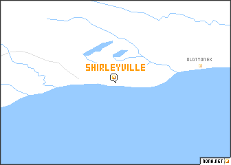 map of Shirleyville