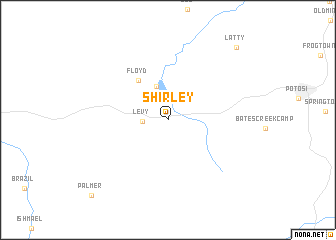 map of Shirley