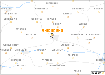 map of Shirmovka