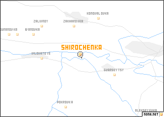 map of Shirochenka