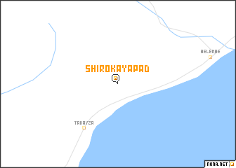 map of (( Shirokaya Pad\