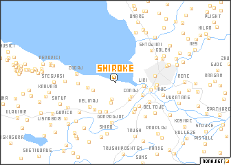 map of Shirokë