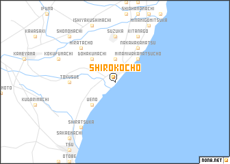 map of Shirokochō