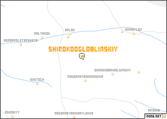map of Shiroko-Ogloblinskiy