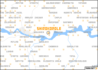 map of Shiroko Pole