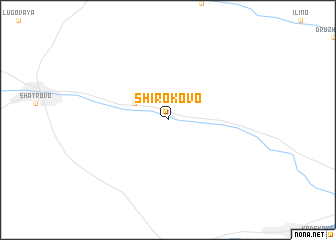 map of Shirokovo