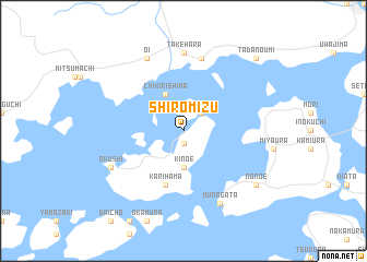 map of Shiromizu