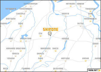 map of Shirone