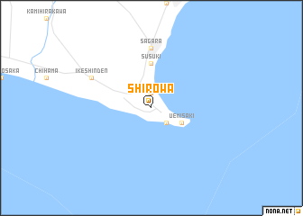 map of Shirowa