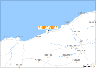 map of Shiroyone