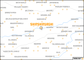 map of Shīr Shīr Dāghī