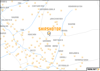 map of Shīr Shotor