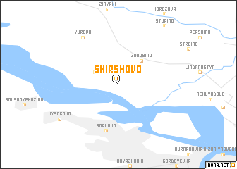 map of Shirshovo