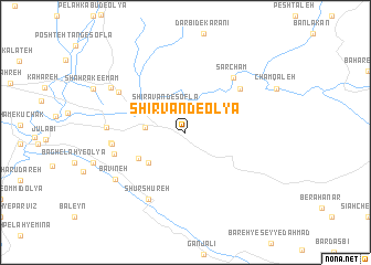map of Shīrvand-e ‘Olyā