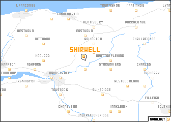 map of Shirwell