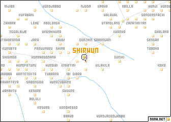 map of Shirwun