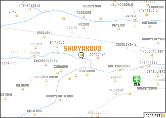 map of Shiryakovo