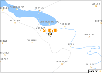 map of Shiryak