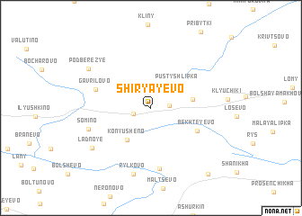 map of Shiryayevo