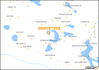 map of Shiryayevo