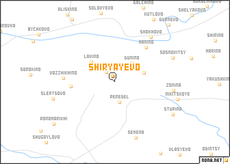 map of Shiryayevo