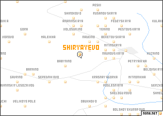 map of Shiryayevo