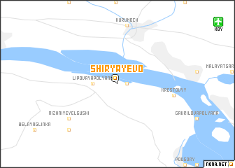 map of Shiryayevo