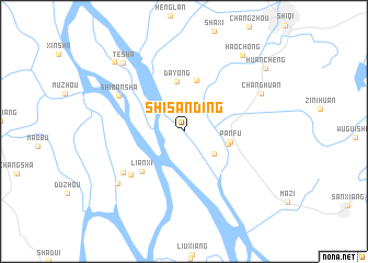 map of Shisanding