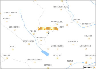 map of Shisanling