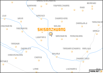 map of Shisanzhuang