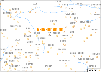 map of Shishan Baiān