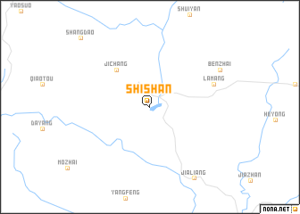 map of Shishan