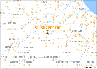 map of Shīshārestān