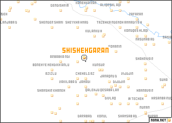 map of Shīsheh Garān